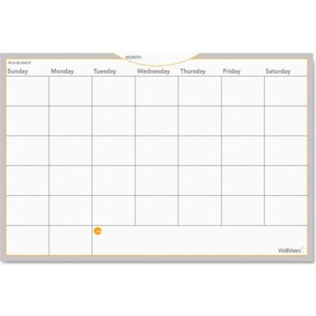 AT-A-GLANCE AT-A-GLANCE® WallMates Self-Adhesive Dry Erase Monthly Planning Surface, 36 x 24 AW602028